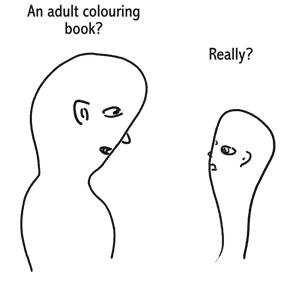 small person talks to large person